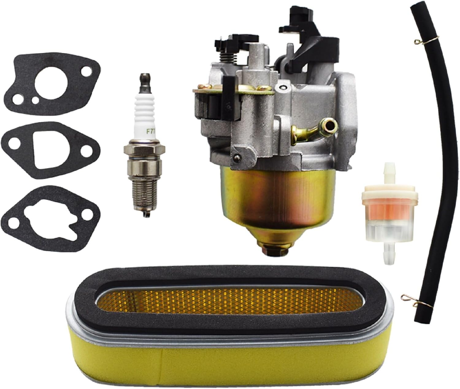 munirater Repuesto de carburador GXV120 para Honda HR214 HR215 HR194 HR195 HR214 HRA214 HR215 HR216 HRA216 HRC216 GXV120 GXV140 GXV16 0 Motor Motor