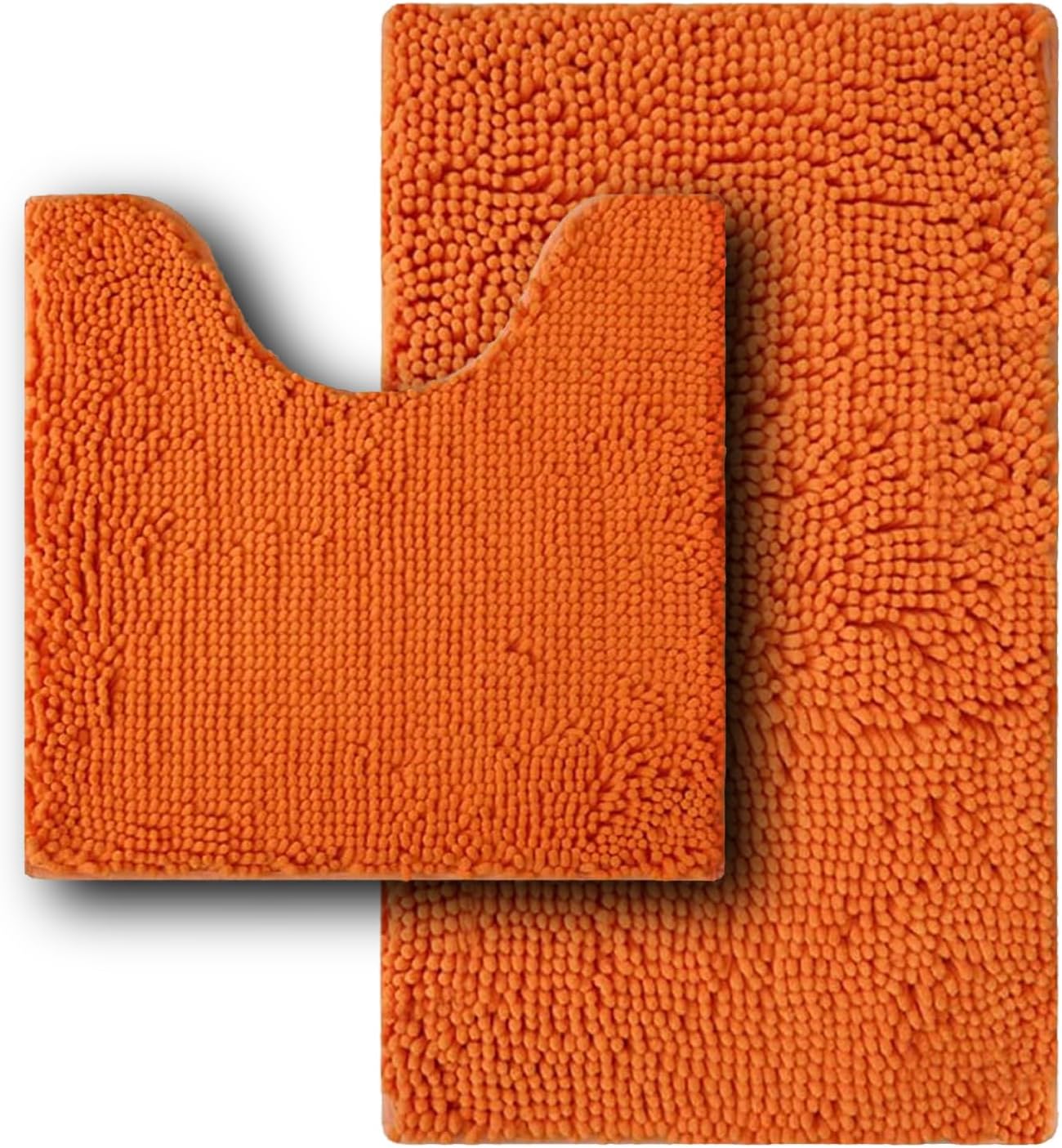 wyewye Juego de 2 alfombras de baño ultra suaves, superabsorbentes y gruesas, antideslizantes, lavables a máquina, tapetes de baño para suelo de