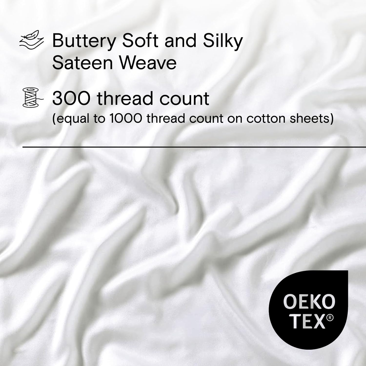 Sijo Juego de sábanas prémium 100% Lyocell de bambú, 3 o 4 piezas, 2 fundas de almohada, 1 sábana bajera ajustable y 1 sábana encimera opcional