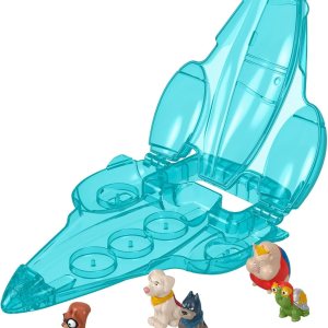 Fisher Price DC League of Super-Pets Invisible Jet Case Mini Figura 5 Pack Fisher Price DC League of Super-Pets Invisible Jet Case Mini Figura 5 Pack