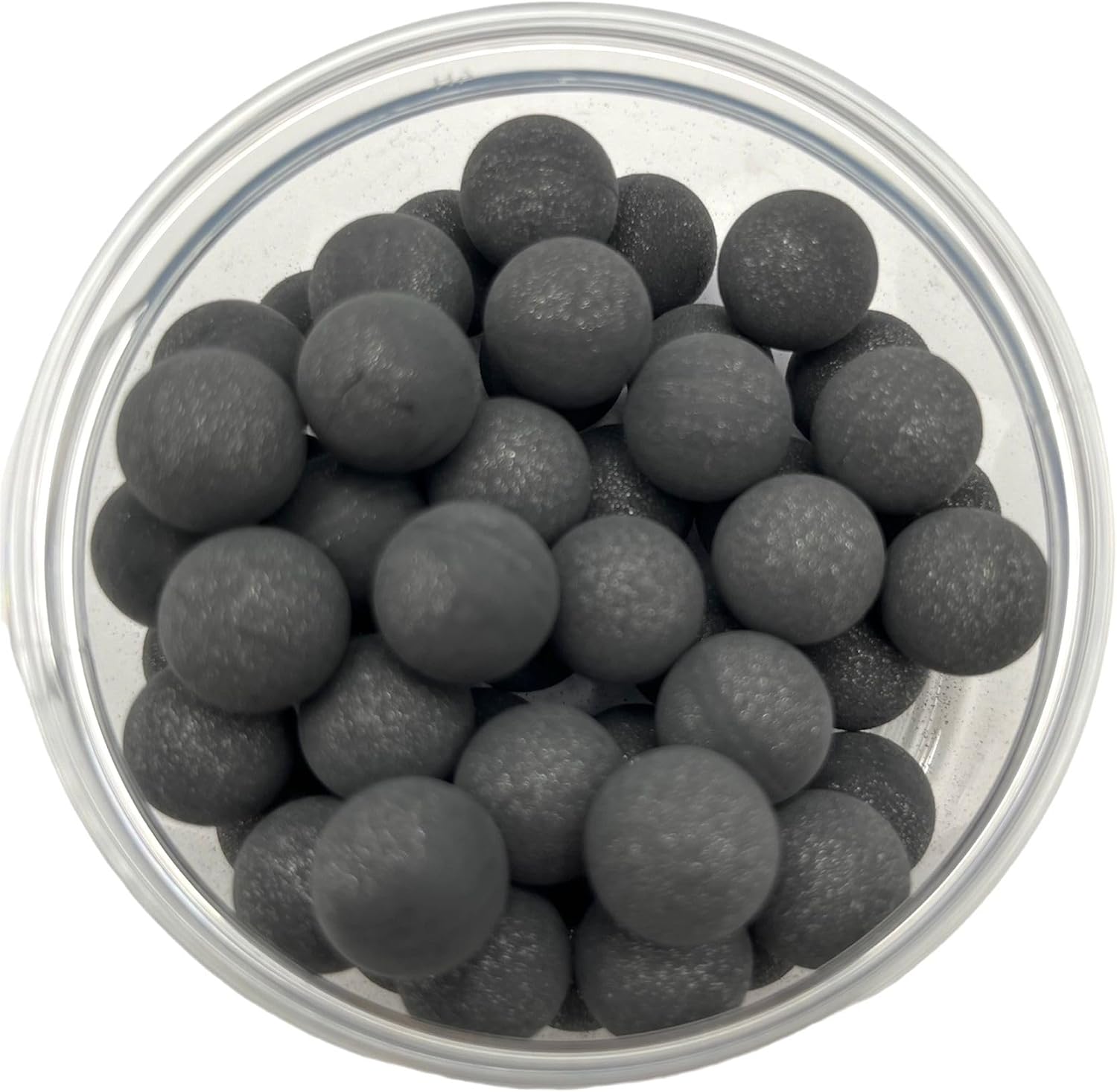 50 bolas de acero de goma dura de alta calidad, 0.10 oz, proyectiles reutilizables pesados, bolas de paintballs para entrenamiento en el hogar y