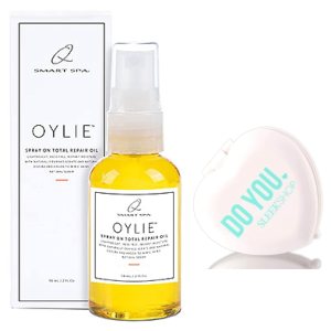 Sleekshop Mirror + Smart Spa OYLIE Spray On Total Repair Oil, jojoba, aceite de argán para cuerpo, brazos, piernas y piel (con espejo compacto de Sleekshop Mirror + Smart Spa OYLIE Spray On Total Repair Oil, jojoba, aceite de argán para cuerpo, brazos, piernas y piel (con espejo compacto de