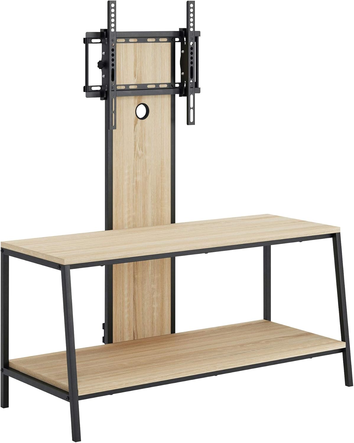 Sauder North Avenue Soporte para TV con soporte, L 23.75″ x Ancho 52.18″ x Alto 5.75″, Acabado en Roble Charter