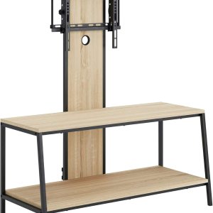 Sauder North Avenue Soporte para TV con soporte, L 23.75″ x Ancho 52.18″ x Alto 5.75″, Acabado en Roble Charter Sauder North Avenue Soporte para TV con soporte, L 23.75″ x Ancho 52.18″ x Alto 5.75″, Acabado en Roble Charter