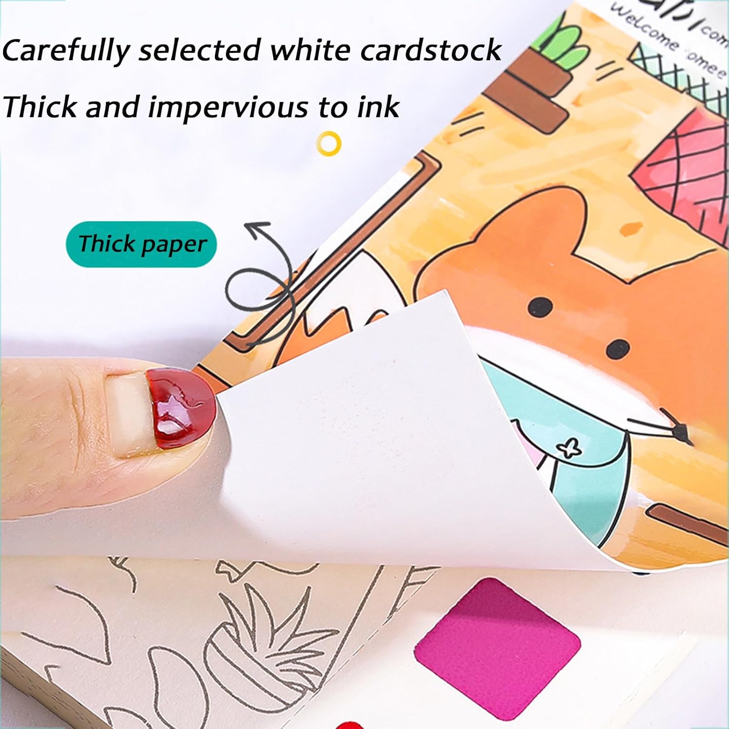 Juego de 3 libros de pintura de acuarela de bolsillo, libro de pintura de acuarela para niños, juego de libros de acuarela de viaje de bolsillo con