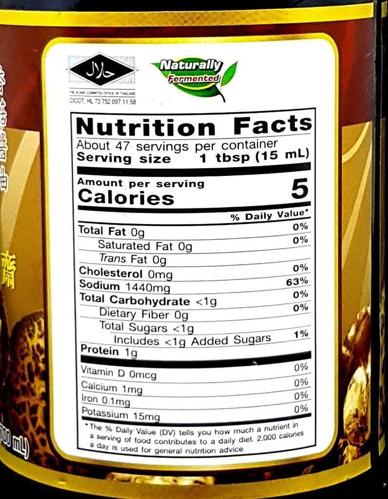 Healthy Boy Brand Salsa de soja de hongos, 23.5 onzas