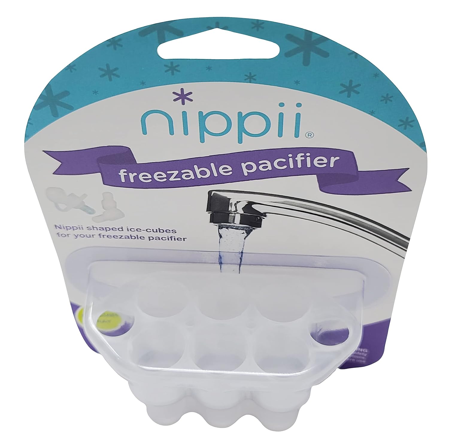 Bandeja de cubitos de hielo para chupete de dentición congelable para chupete original Nippii