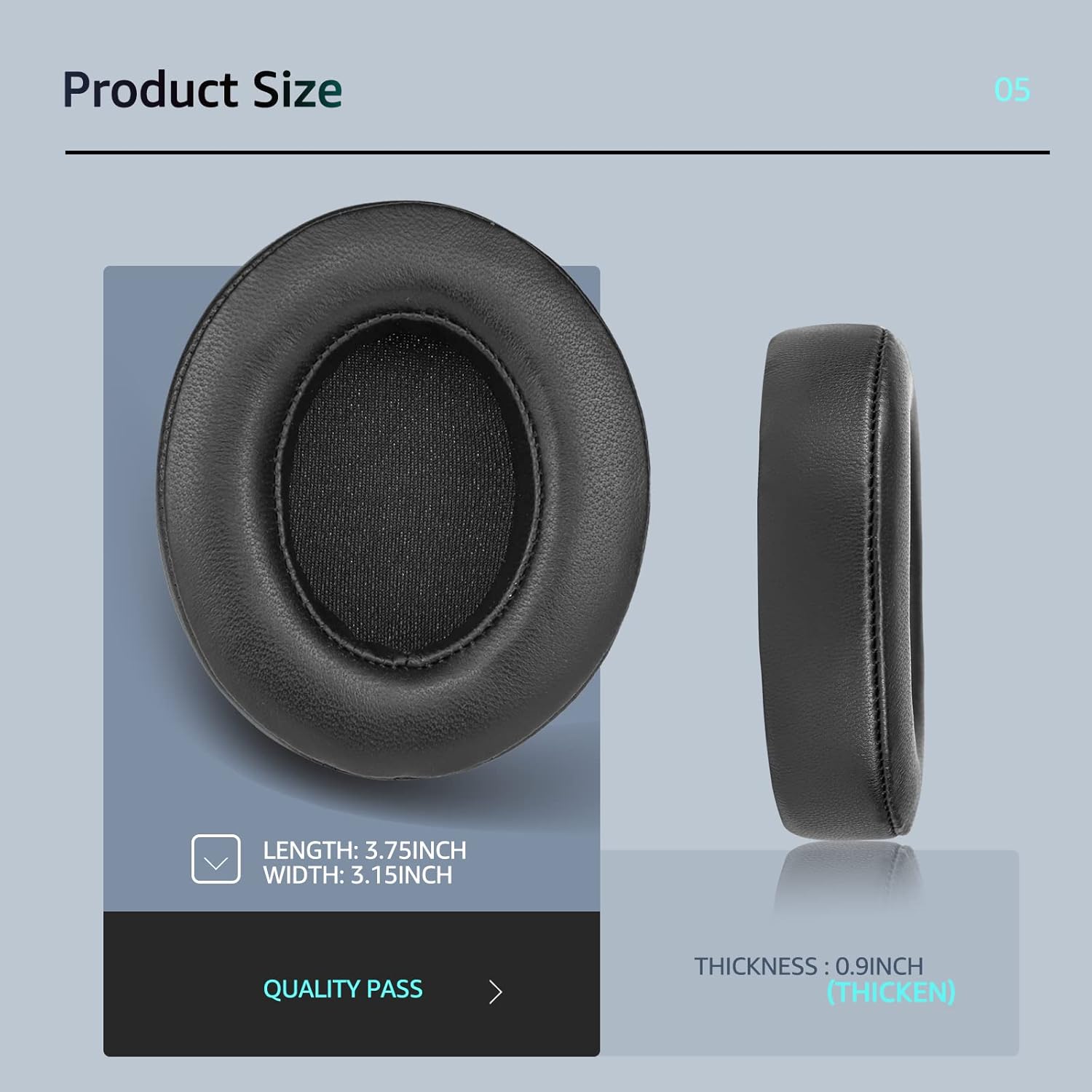 Wzsipod Studio 3 Almohadillas de repuesto para auriculares inalámbricos Beats, compatibles con Beats Studio 2 con cable, no compatible con Solo 32,
