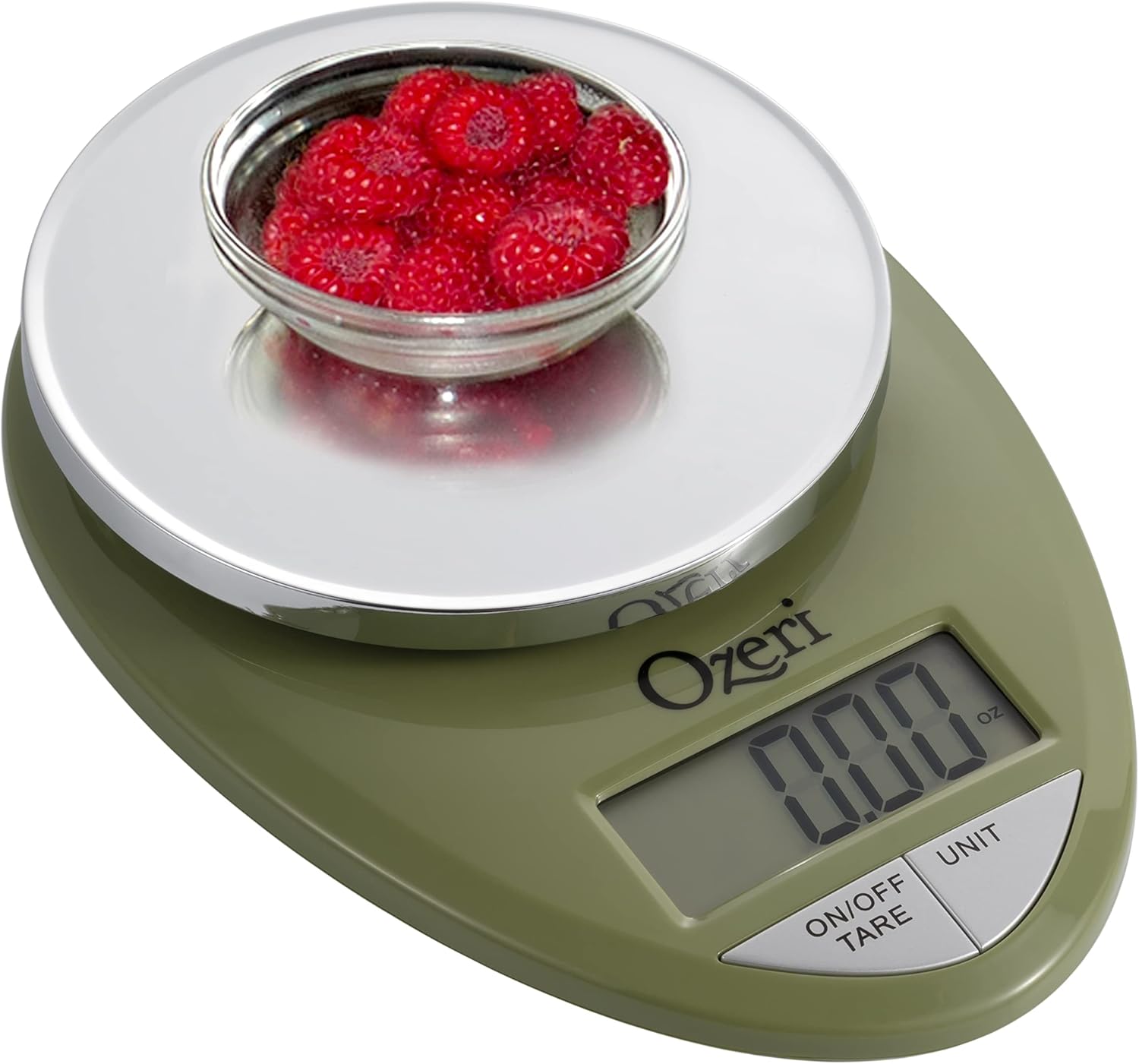 Ozeri Báscula digital de alimentos de cocina profesional, 0.05 oz a 12 libras (0.04 oz a 11.9 lbs)