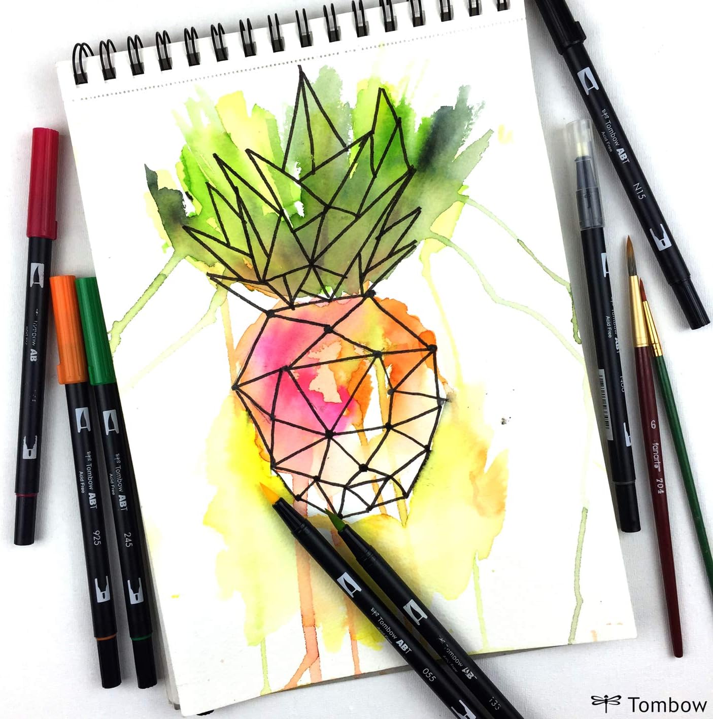 Tombow ABT (AB-T020) – Bolígrafo doble con pincel