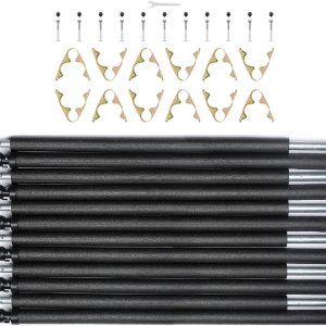 SkyBound Juego completo de 6 postes y accesorios de repuesto universales. Red no incluida. Variedad de colores SkyBound Juego completo de 6 postes y accesorios de repuesto universales. Red no incluida. Variedad de colores