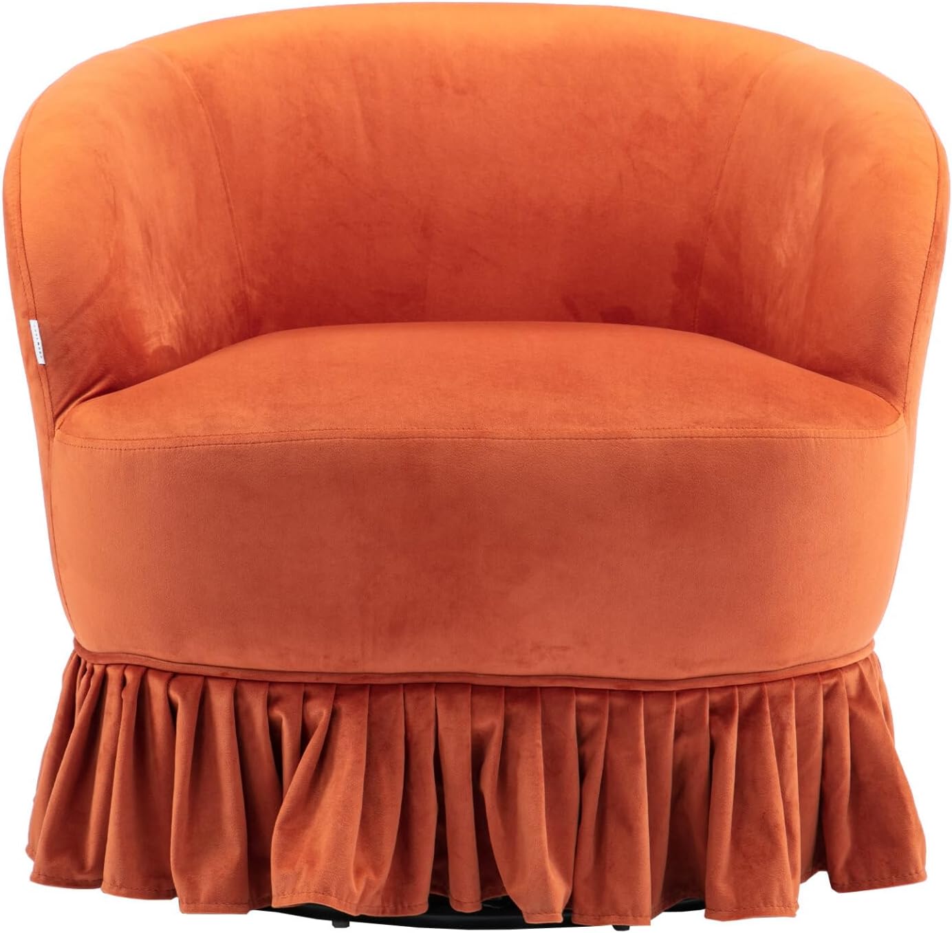 Silla giratoria de barril para sala de estar, moderna silla de terciopelo para sala de estar, silla de club giratoria de 360 grados, sillón de ocio