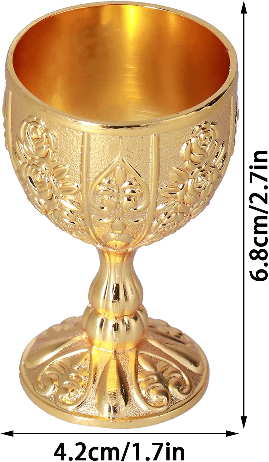 Copas de copa, 2 piezas de copa de vino con grabado dorado en relieve, adornos retro, copa de vino, copa de vino, regalo de fiesta, copas de regalo