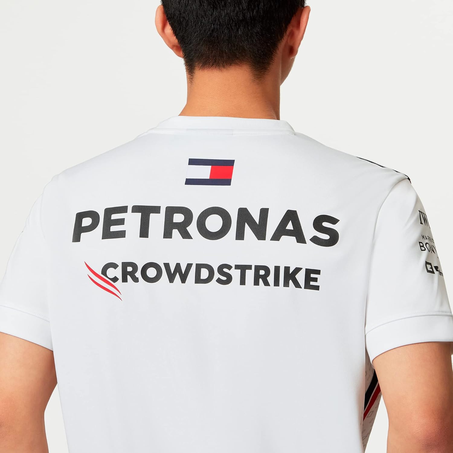 Mercedes AMG Petronas Formula One Team – Camiseta Team 2023 – Blanco – Hombre – Talla 3XL, Blanco