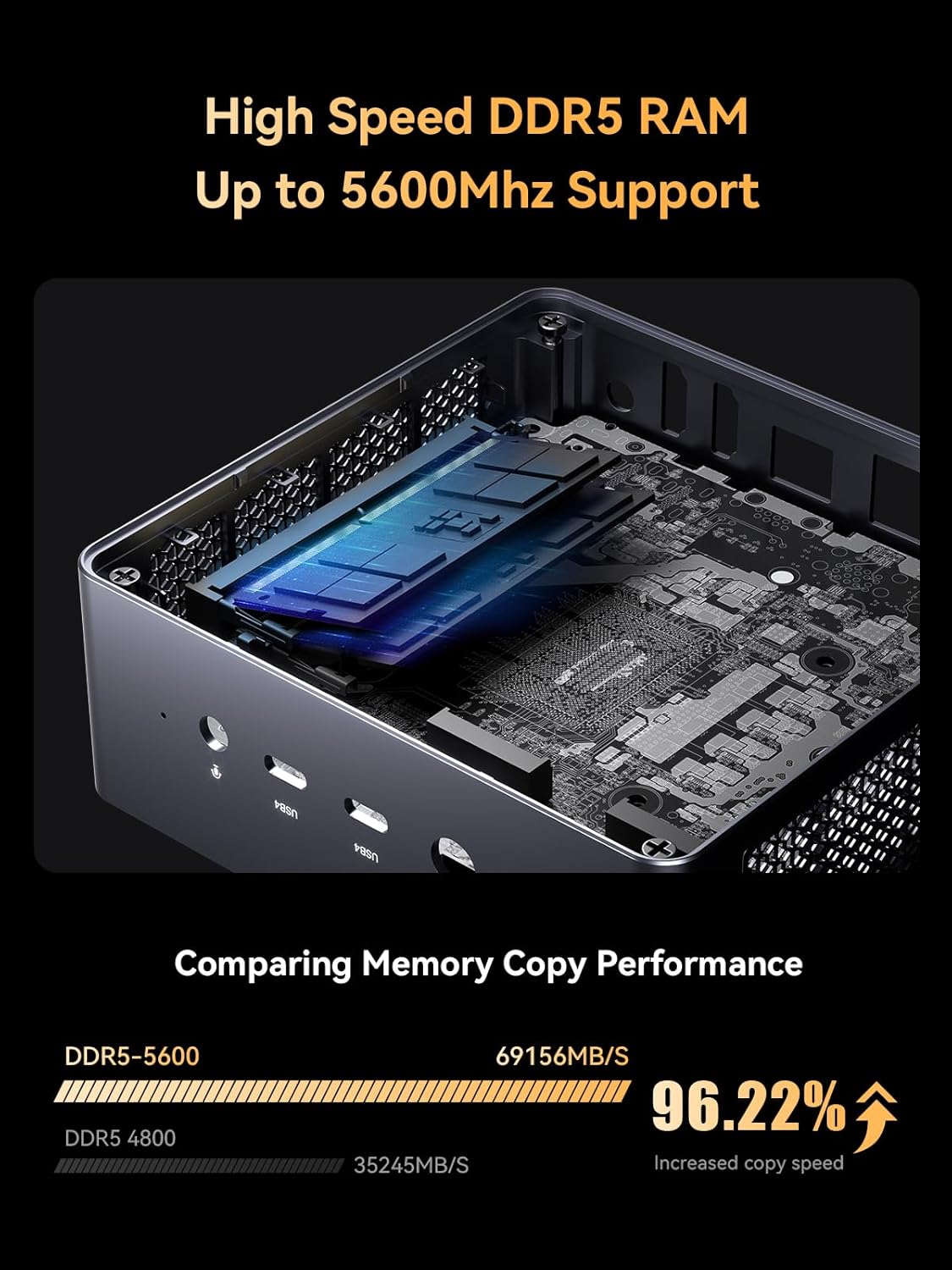 MINISFORUM Venus UM790 Pro Mini PC AMD Ryzen 9 7940HS hasta 5.2 GHz 32 GB DDR5 1 TB SSD Radeon 780M gráficos, 4X USB 3.2, 2X USB4, 2X HDMI 2.1, 2X