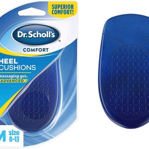 Dr. Scholl’s Cojines de talón de gel masajeadores para hombre, tallas 8-13 – 1 PR, paquete de 3 Dr. Scholl’s Cojines de talón de gel masajeadores para hombre, tallas 8-13 – 1 PR, paquete de 3