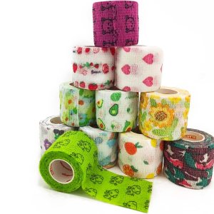 Cinta adhesiva veterinaria, vendaje envolvente de 2 pulgadas, 12 rollos, lindo vendaje autoadhesivo de frutas coloridas, vendajes de patas para Cinta adhesiva veterinaria, vendaje envolvente de 2 pulgadas, 12 rollos, lindo vendaje autoadhesivo de frutas coloridas, vendajes de patas para