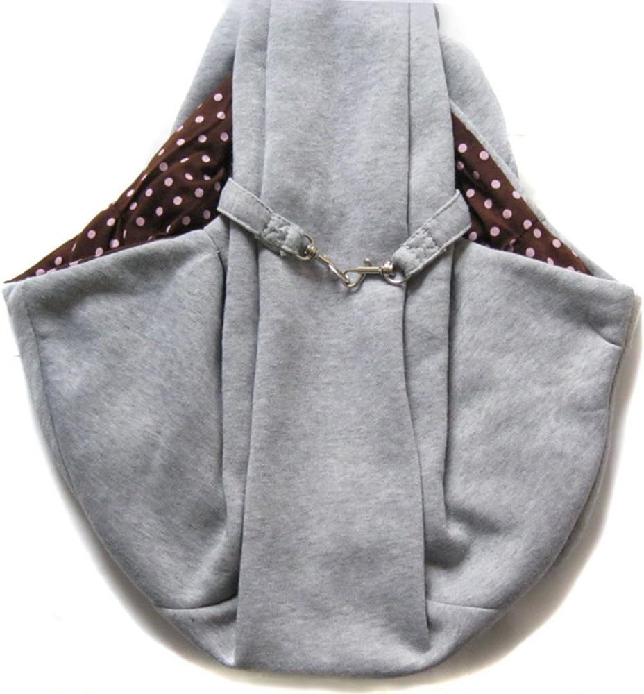 Grtdrm Bolsa de transporte para mascotas, bolsa de viaje para gatos y perros, hasta 16 libras (gris)