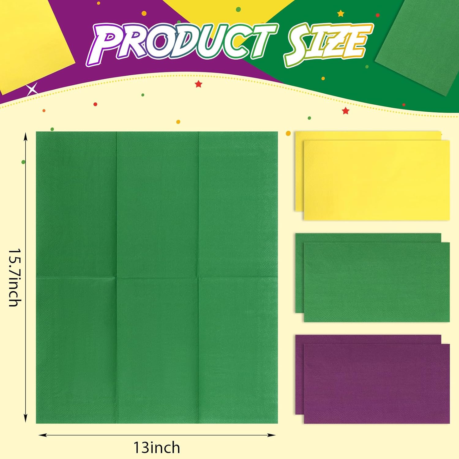120 servilletas de papel desechables de Mardi Gras, servilletas de papel negras del mes de la historia, toalla de mano, decoración para baño, cena,