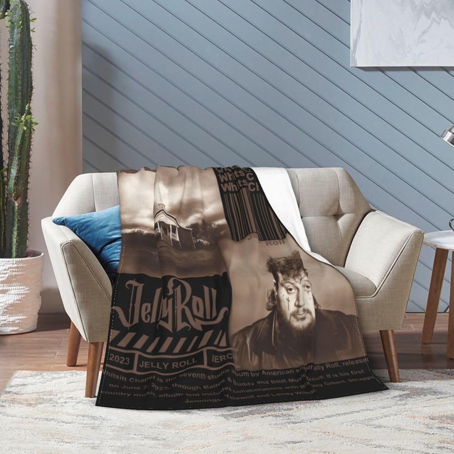 FREEMASONS Jelly Whitsitt – Manta de franela con capilla enrollable para cama, sofá, divertida manta de aire acondicionado cálido para todas las