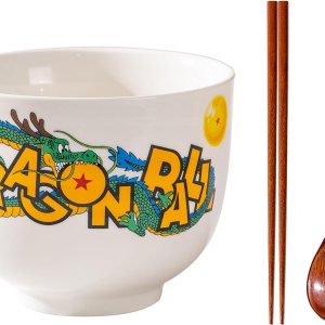 Juego de vajilla de cerámica de anime de dibujos animados, incluye cuenco de ramen de 16 onzas, palillos y cuchara de madera. Color 1 Juego de vajilla de cerámica de anime de dibujos animados, incluye cuenco de ramen de 16 onzas, palillos y cuchara de madera. Color 1