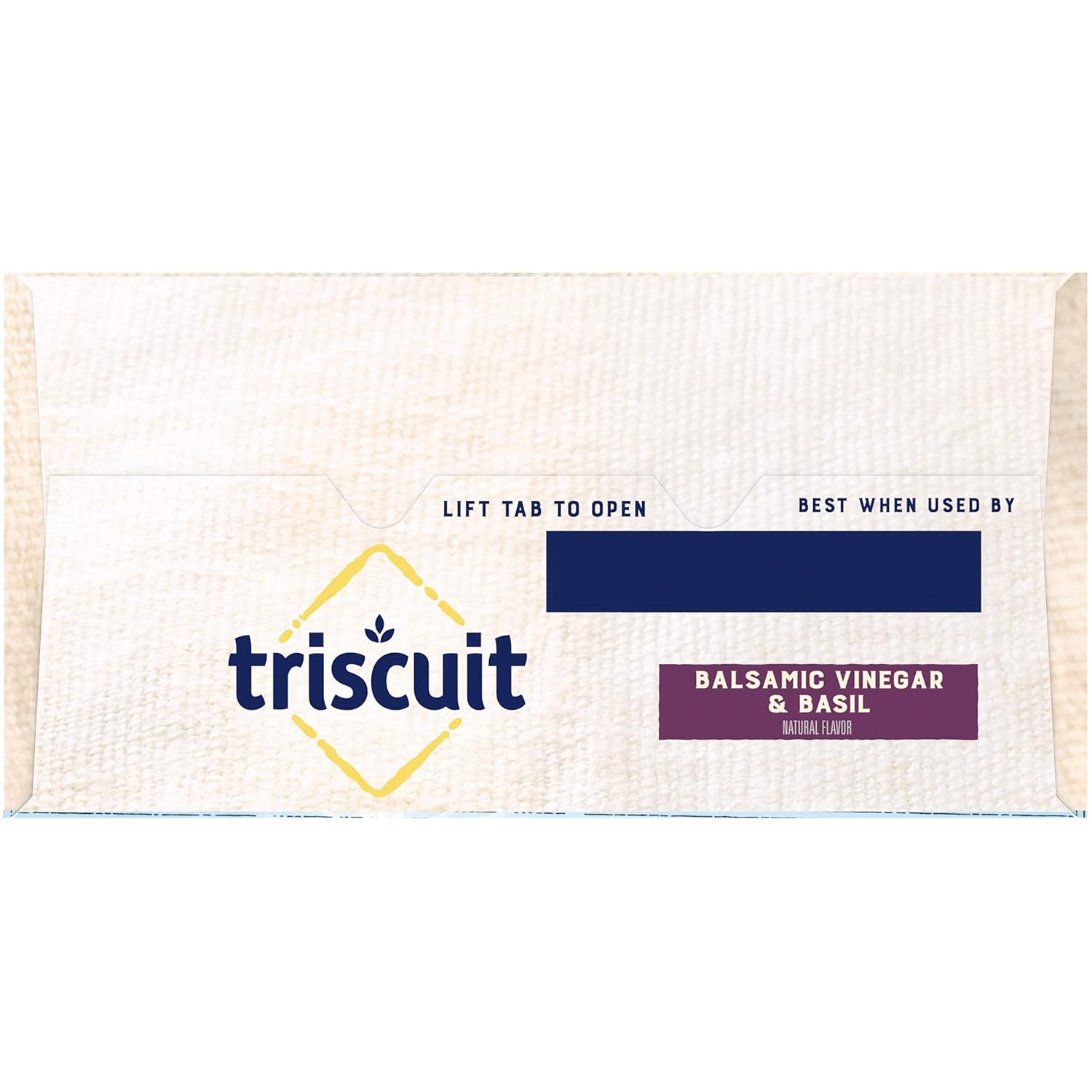 TRISCUIT Galletas, vinagre balsámico y sabor a albahaca, 1 caja (8.5 oz)