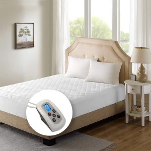 Marquess Colchón acolchado con calefacción doble controlador digital con 10 ajustes de calefacciónseguridad de 10 horas, colchón cálido que se Marquess Colchón acolchado con calefacción doble controlador digital con 10 ajustes de calefacciónseguridad de 10 horas, colchón cálido que se