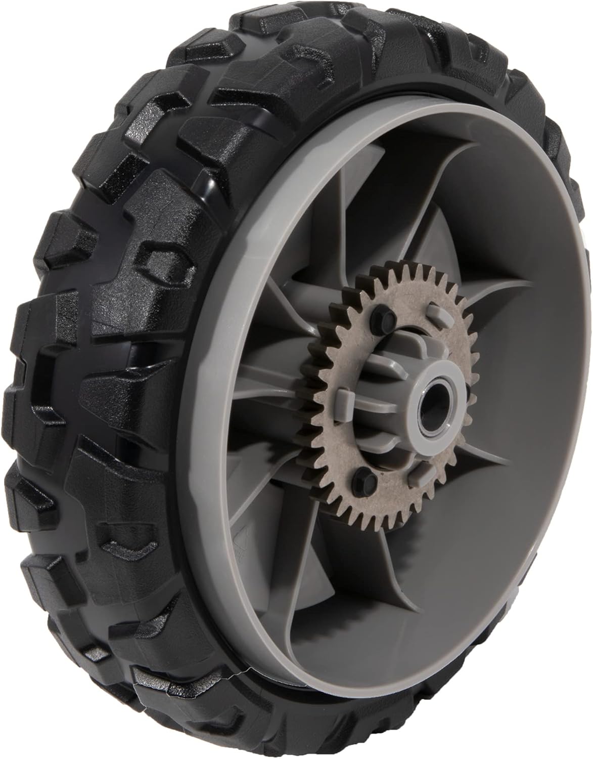 Arnold 490-322-0013 Conjunto de rueda motriz de 8 pulgadas para cortacéspedes Craftsman y Husqvarna Walk-Behind OE# 580365301 y 593198101, negro