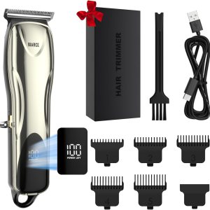 Recortadora de barba para hombres, recortadora de pelo corporal reemplazable con 5 peines de límite para hombre, peluquería personal para cortar el Recortadora de barba para hombres, recortadora de pelo corporal reemplazable con 5 peines de límite para hombre, peluquería personal para cortar el
