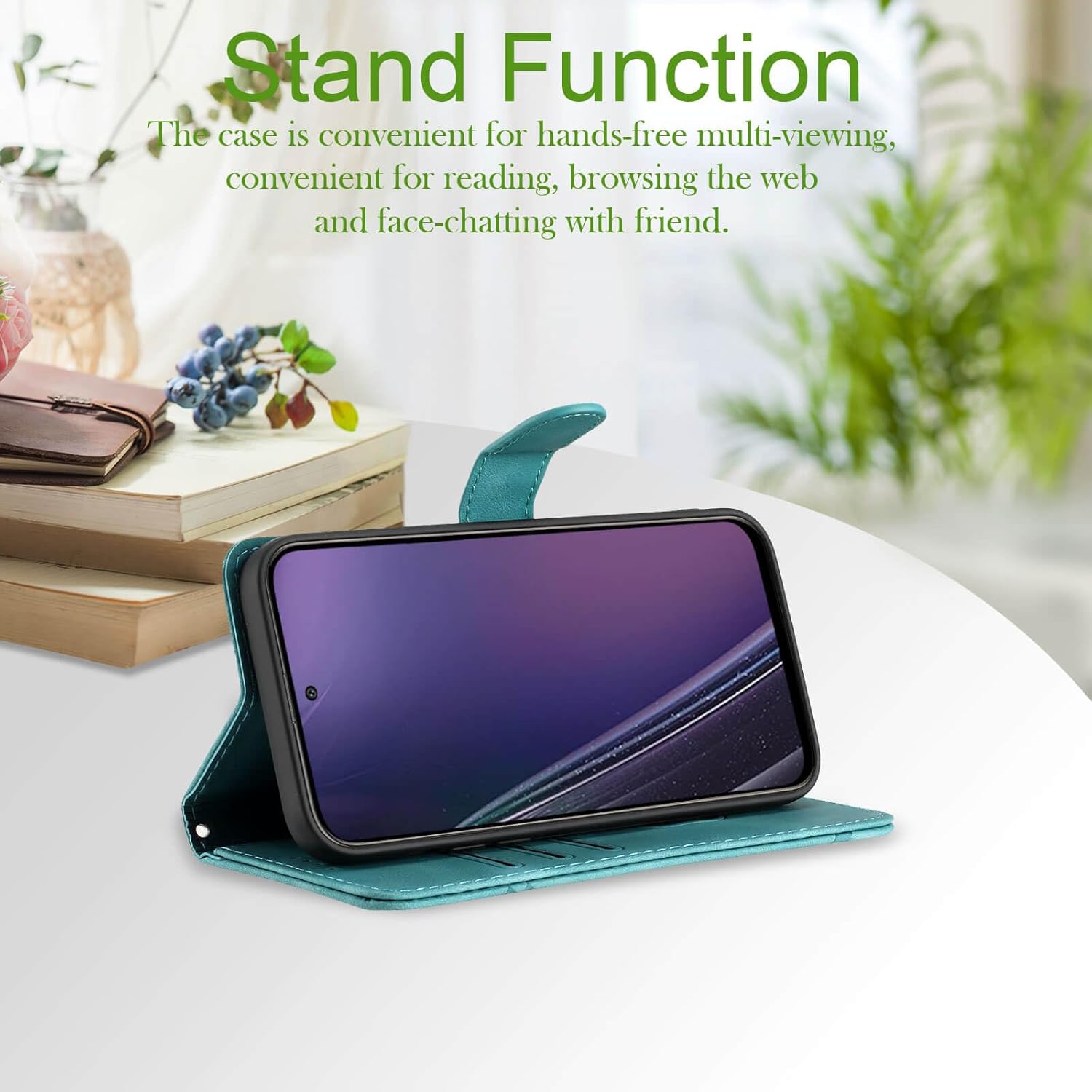 Funda protectora para Moto G Stylus 5G 2023 con función atril, correa de muñeca, cierre magnético, a prueba de golpes, para Moto G Stylus 5G 2023