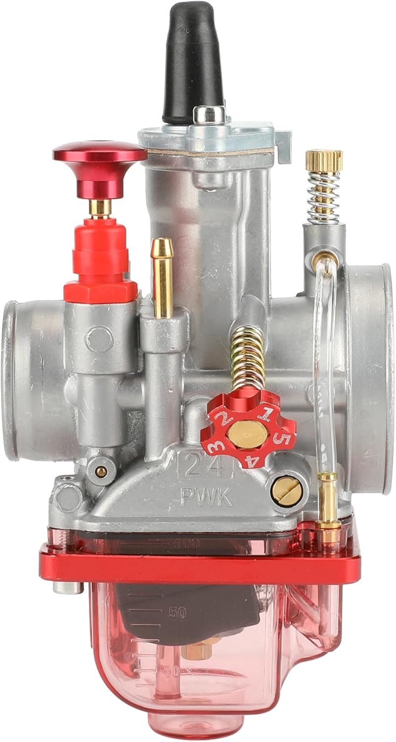 YOXUFA PWK 24 Racing Carburador Tubo de admisión Colector de filtro de aire Kit para Predator 212cc 196cc 200cc 6.5hp motor Coleman CT200U BT200X
