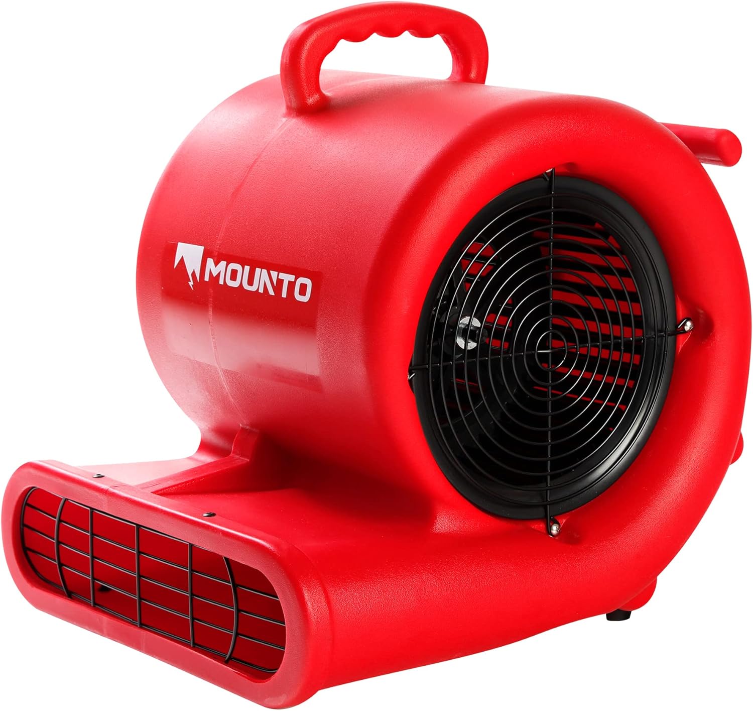 Mounto Ventilador de secado de suelo Air Mover de 13hp de 2000 cfm, ventilador de secado de piso, motor de aire de 3 velocidades con salida GFCI