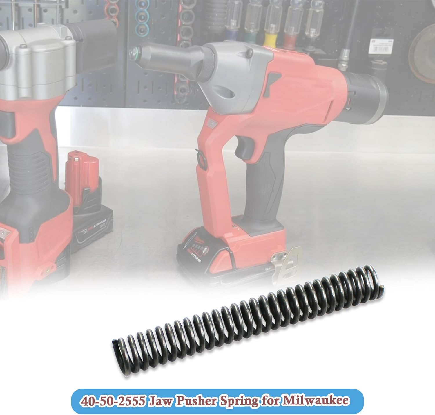 40-50-2555 Muelle empujador de mandíbula para Milwaukee (2PACK)