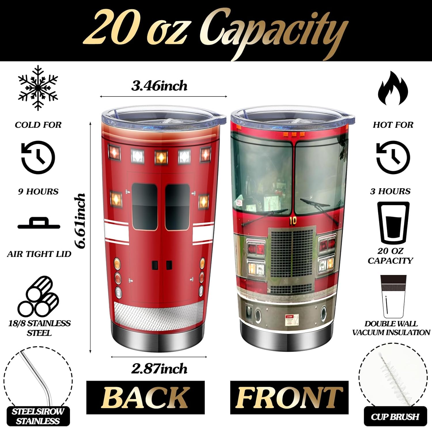3 piezas de regalos de bombero, regalo de Navidad, vaso de bombero para llavero de bombero, calcetines divertidos de bombero, vaso de cabeza de