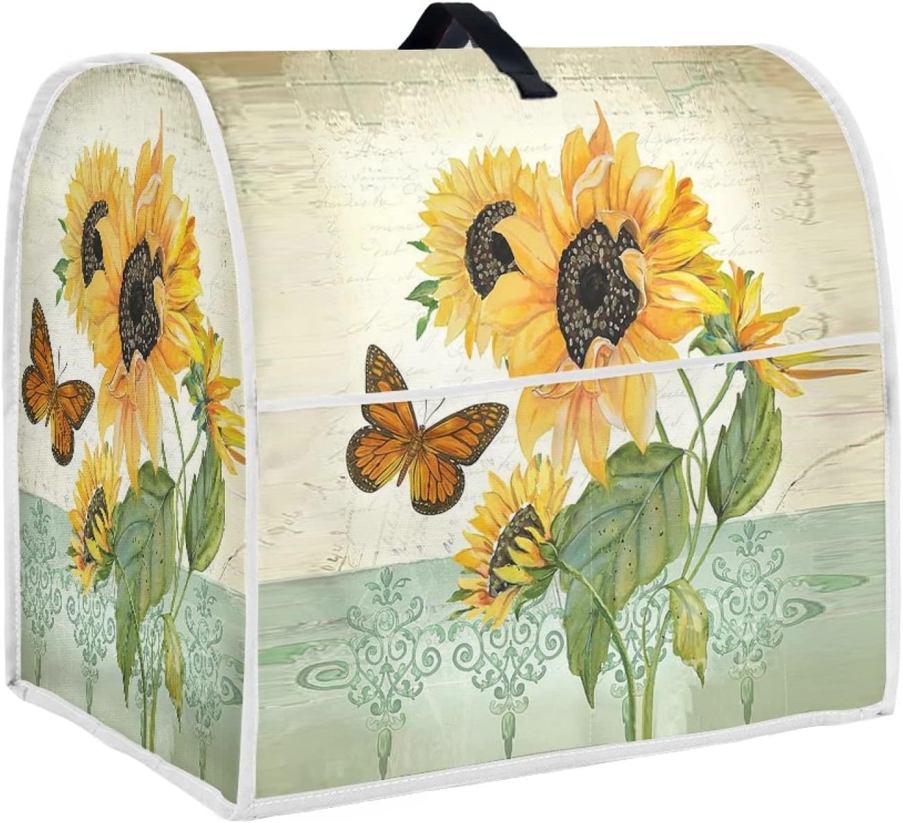 Upetstory Cubierta para mezclador de girasol, cubierta de mariposa para batidora de pie, 4.5-5 cuartos de galón, con cubiertas de tostadora de