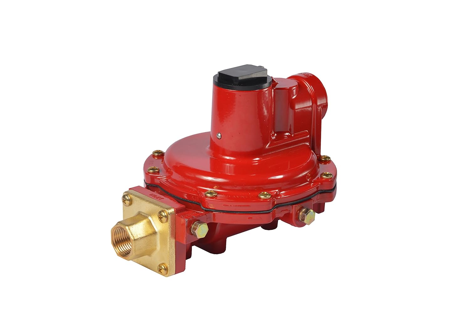 R622-DFF Regulador de 2 Etapa, 9-13″ W.C resorte, 34″ x 34″ NPT & R622H-JGJ 1st Etapa Regulador, 8-12 psig resorte, POL x 34″ NPT