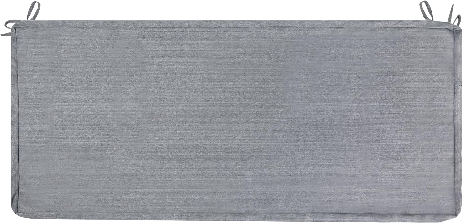 Magpie Fabrics Funda de cojín para banco de patio, 45 x 18 x 3 pulgadas, resistente al agua, protección UV, muebles de exterior, funda de cojín de