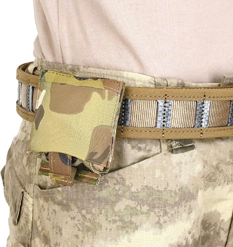 Micro Molle Dump Pouch Revista Utilidad Bolsa plegable Ultraligero Dump Pouch Battle Duty Belt Dump Pouch Soft Roll UP plegable MAG bolsa