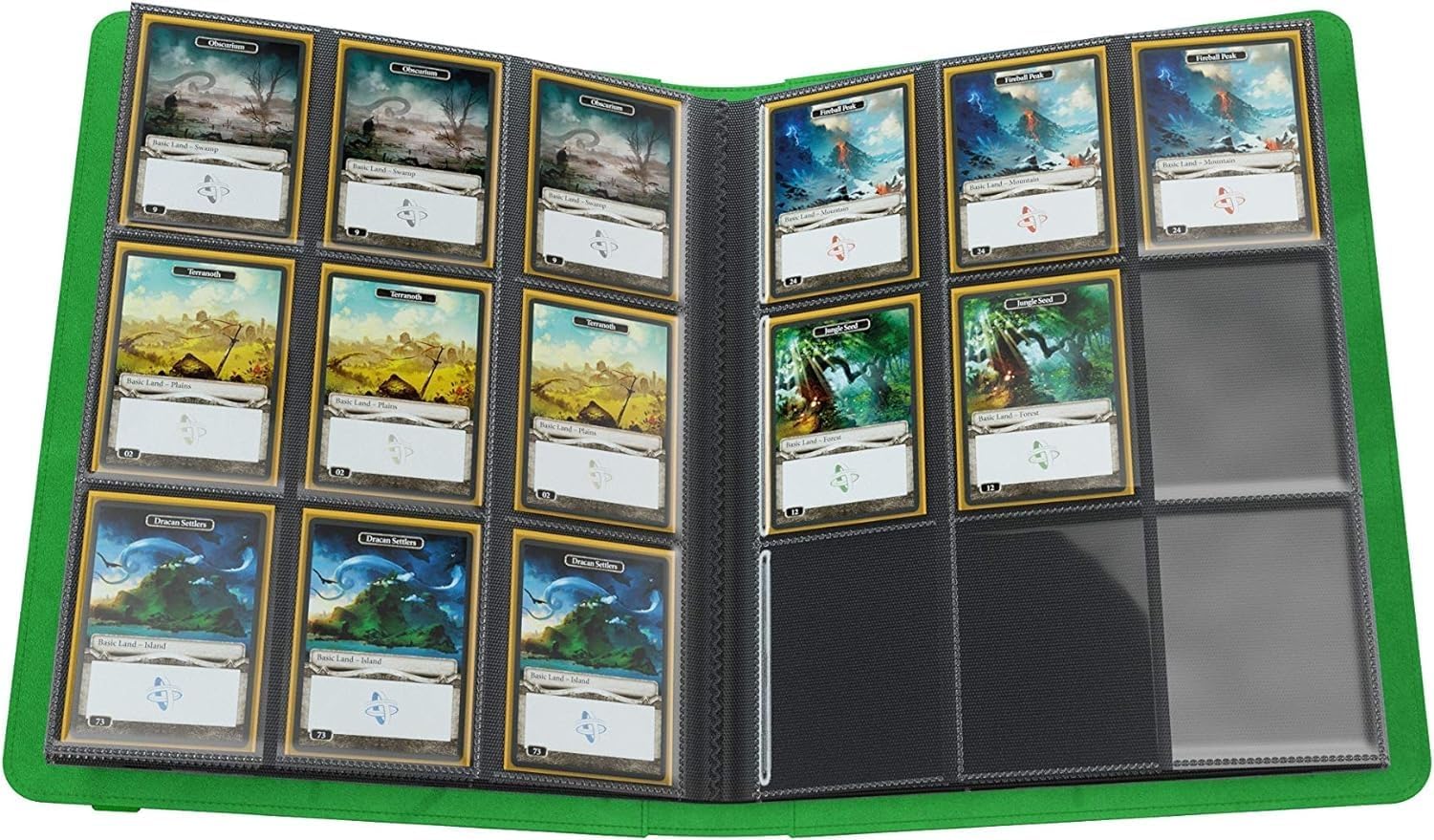 Prime Album de 18 bolsillos verde