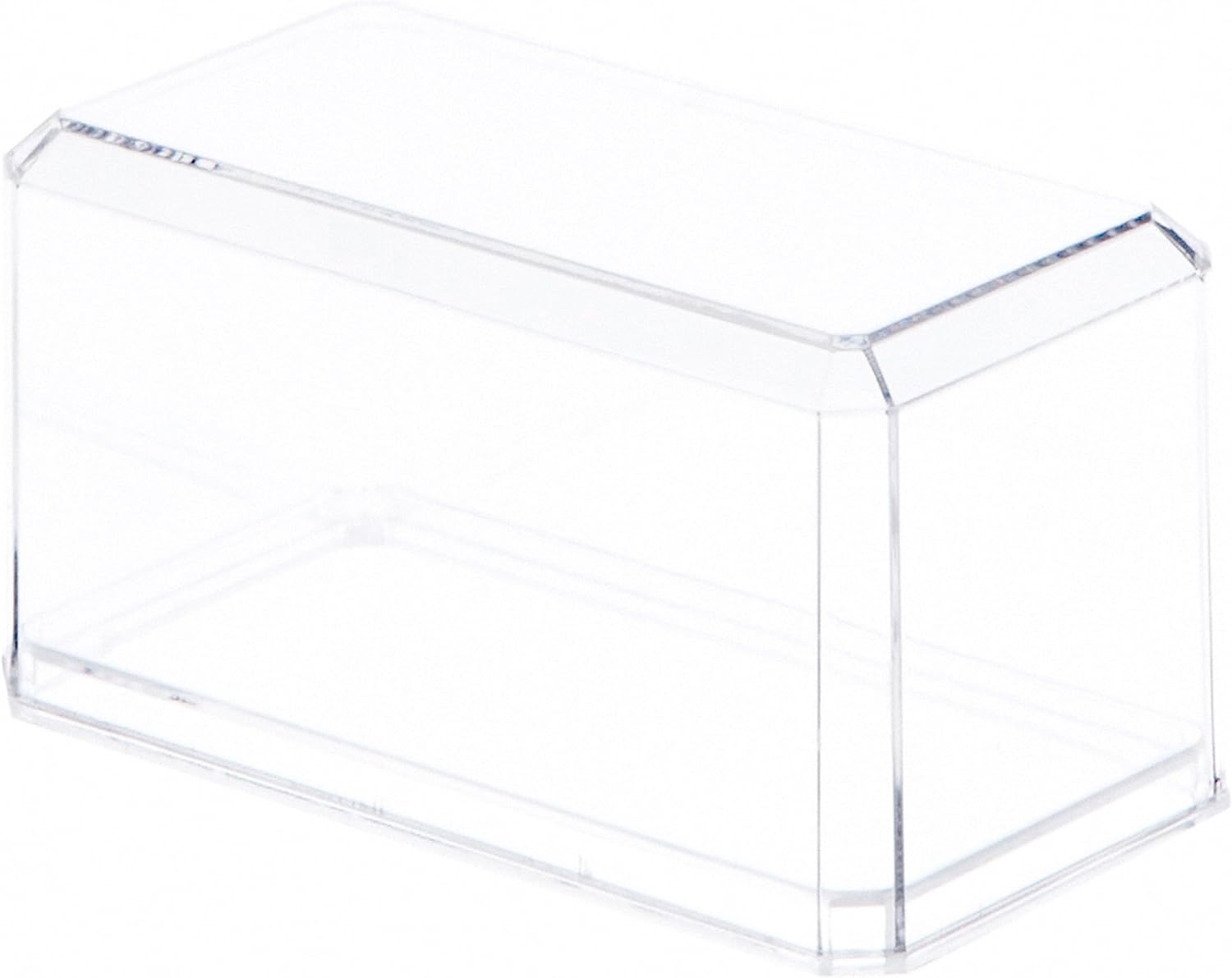 Pioneer Plastics Vitrina de acrílico transparente 164C-UV para automóviles a escala 164 (resistente a los rayos UV), 3.5 pulgadas de ancho x 1.625