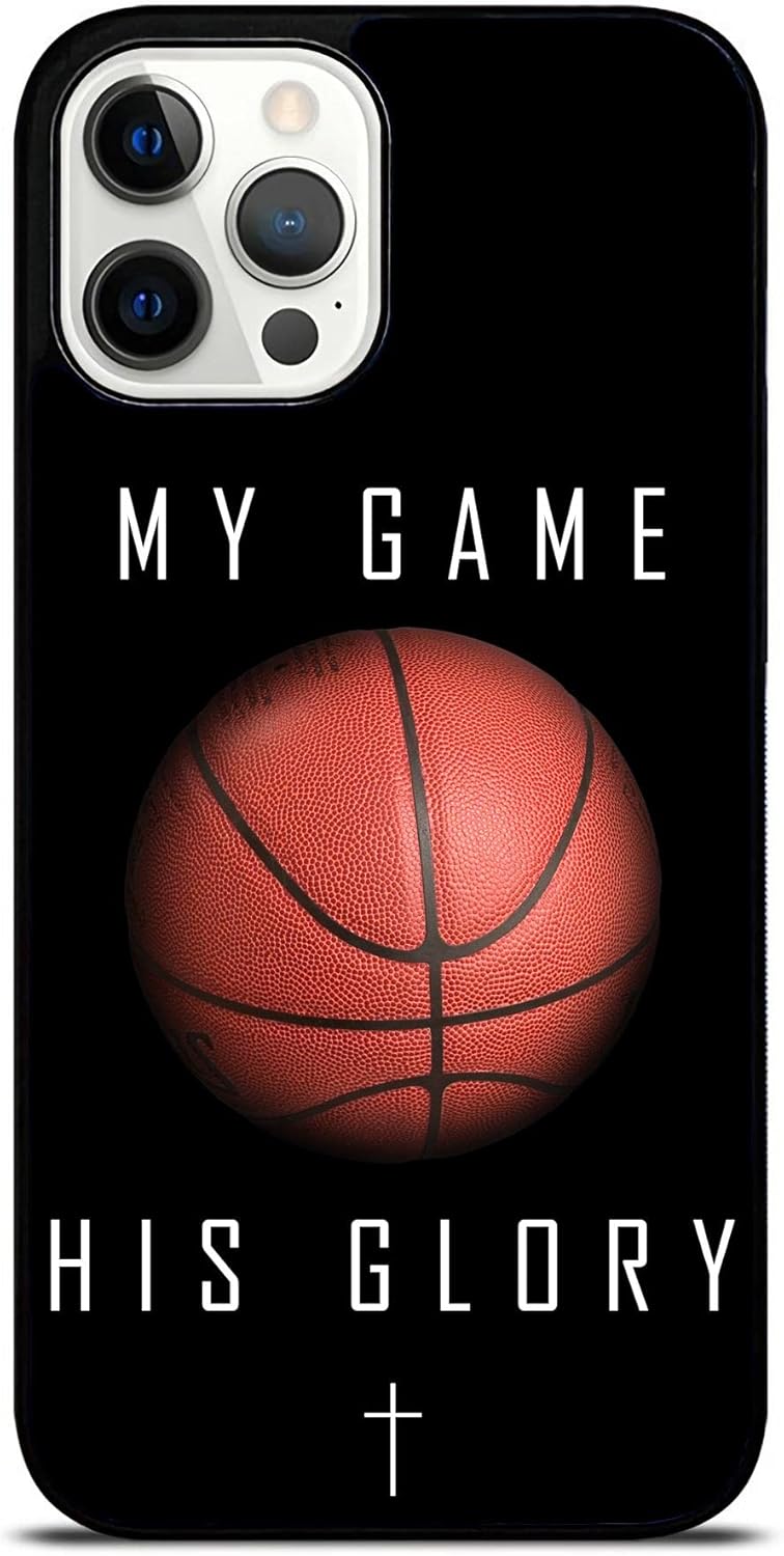 Funda cruzada de baloncesto cristiano para hombres, adolescentes y niños, compatible con MagSafe 15 Pro, funda delgada de goma TPU antideslizante