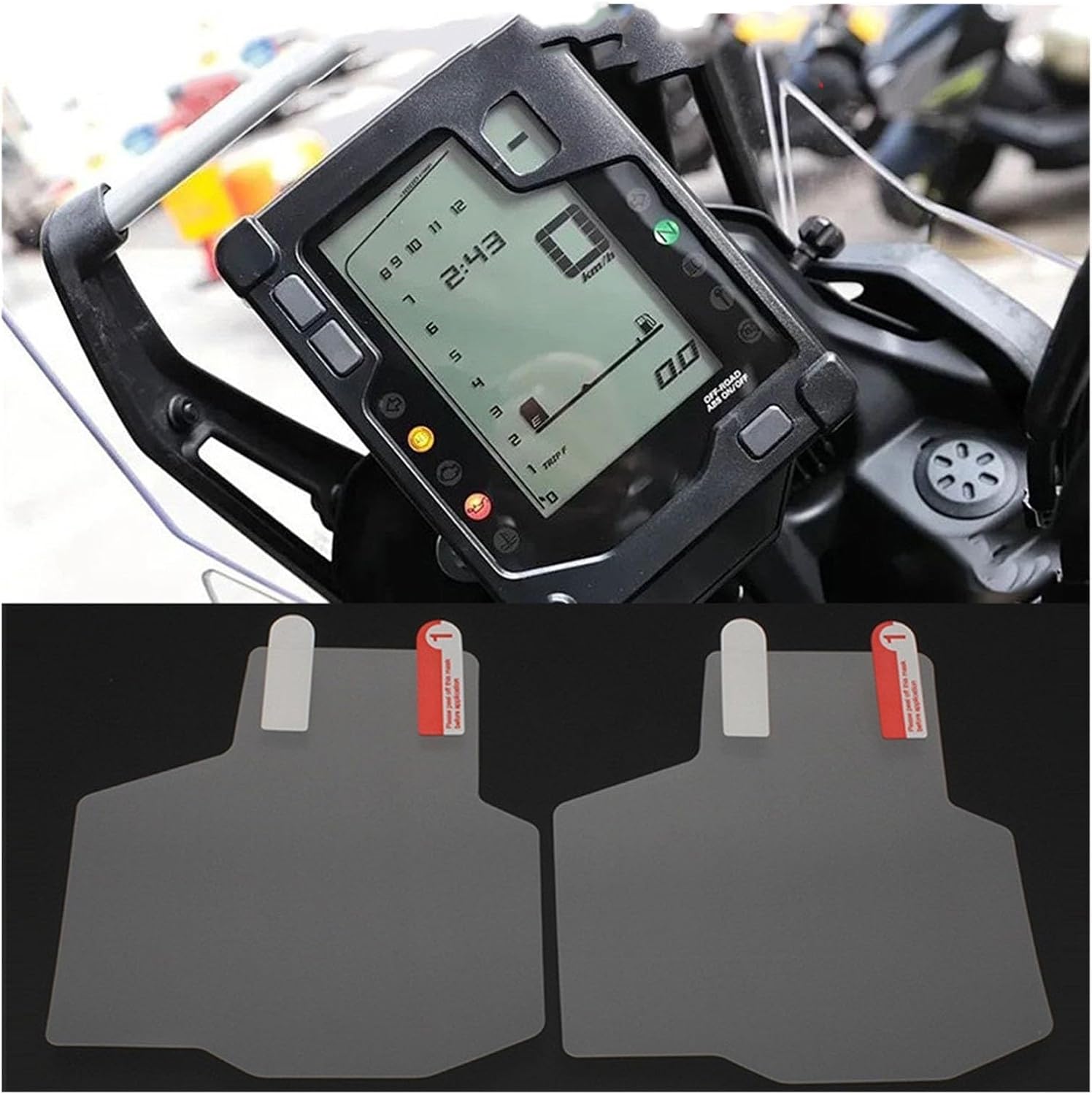 Compatible Tenere 700 T700 XTZ 700 2019 2020 Motocicleta Anti-Scrat Cluster Pantalla Protector Instrumento Película
