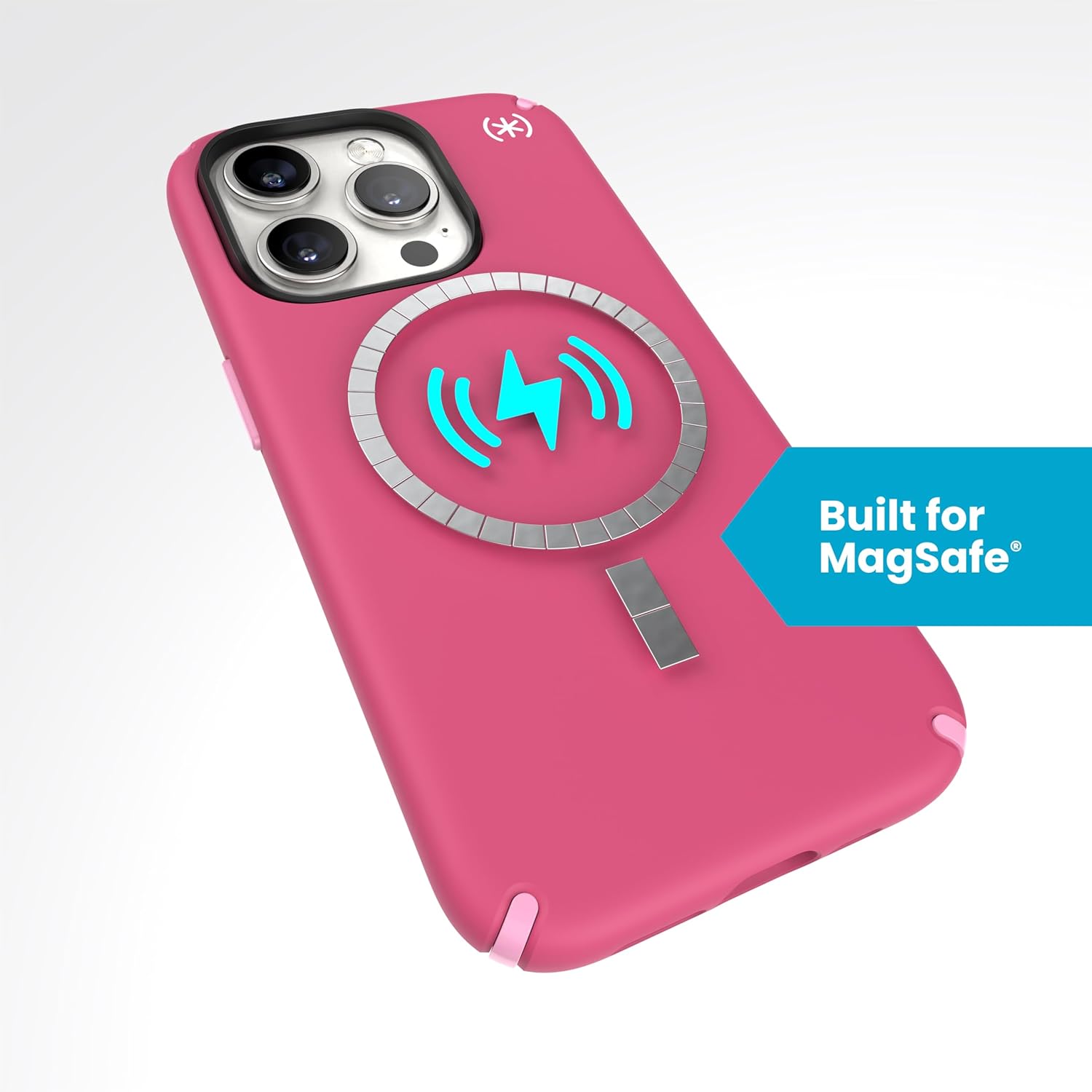 Speck Presidio2 Pro Funda para iPhone 15 Pro, diseñada para MagSafe, protección contra caídas, resistente a los arañazos, suave al tacto, funda para
