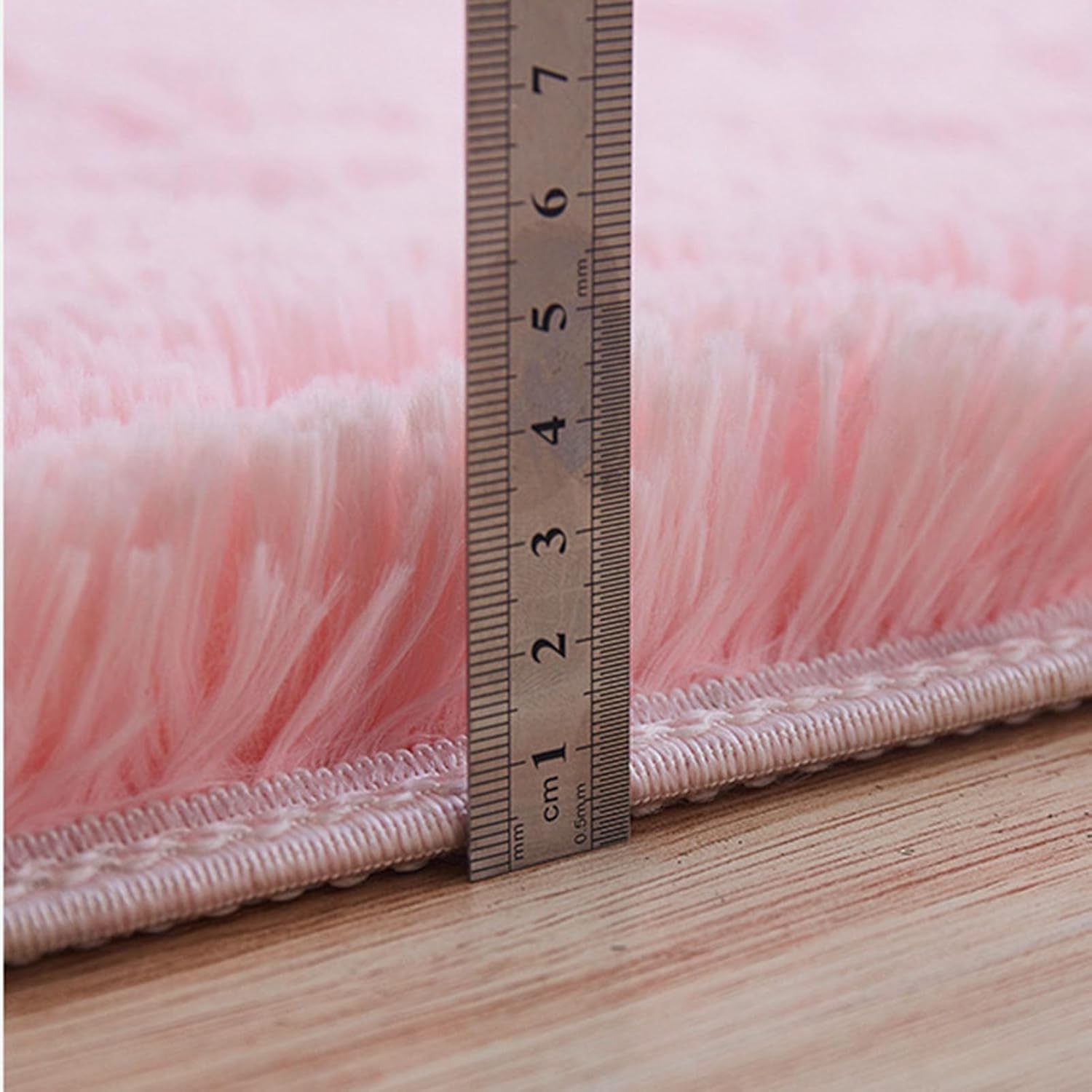 Alfombras redondas para dormitorio, suaves y esponjosas, antideslizantes, grandes para sala de estar, dormitorio, habitación de los niños,