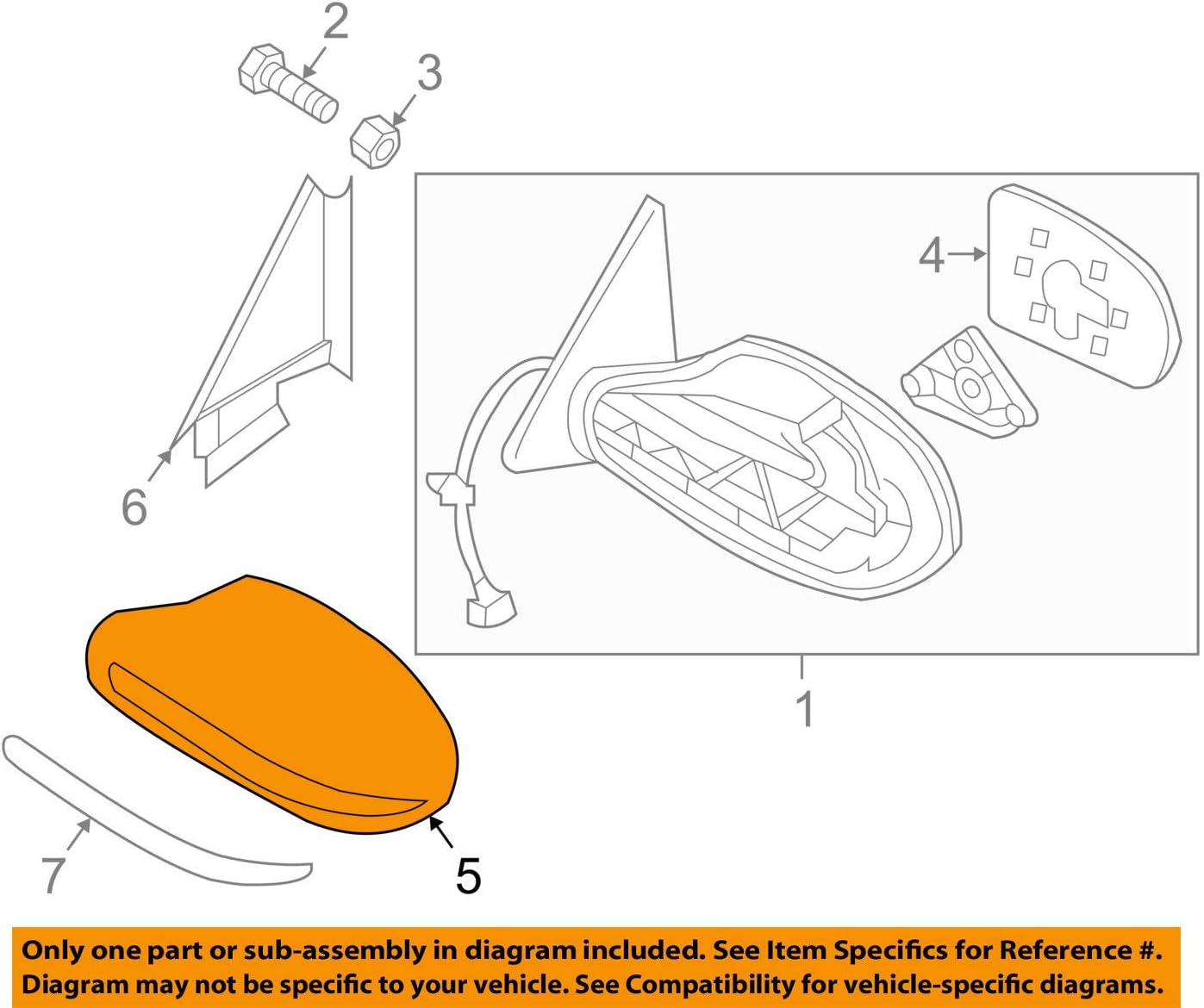Genuine Nissan Parts – Auténtica pieza de catálogo de The Factory (96302-JB14E)