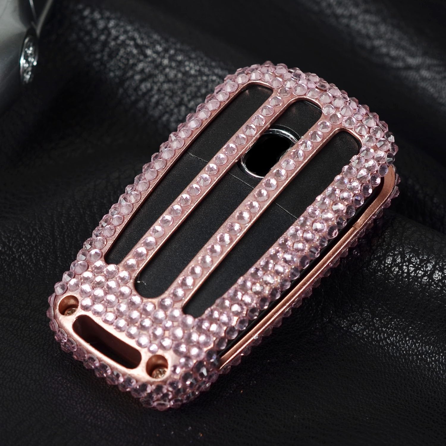 M.JVisun Funda hecha a mano para llavero de automóvil para Chevrolet Chevy Aveo Camaro Cruze Epica Equinox Impala Lova RV Malibu Sail3 Sonic SS