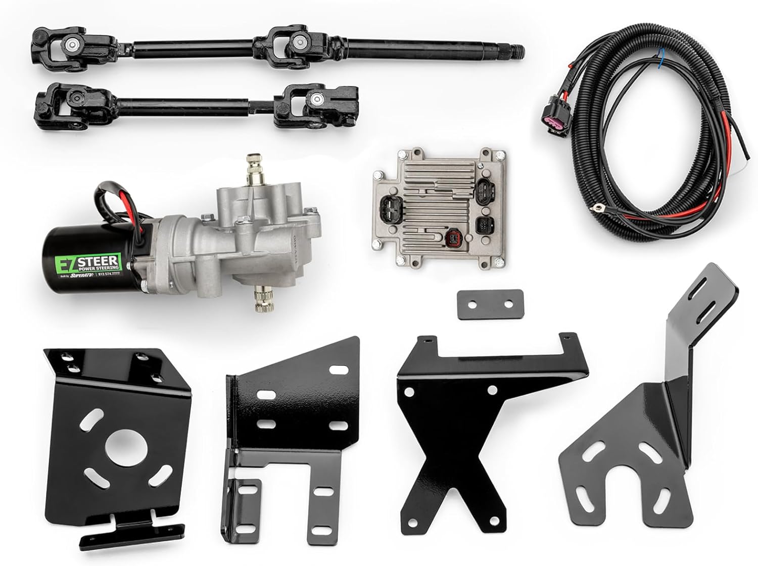 SuperATV EZ-STEER 400W Series 6 Kit de dirección asistida 2017 a 2023 Polaris RZR XP 1000  XP 4 1000  XP TurboTurbo S  XP 4 TurboTurbo S  Ver guía