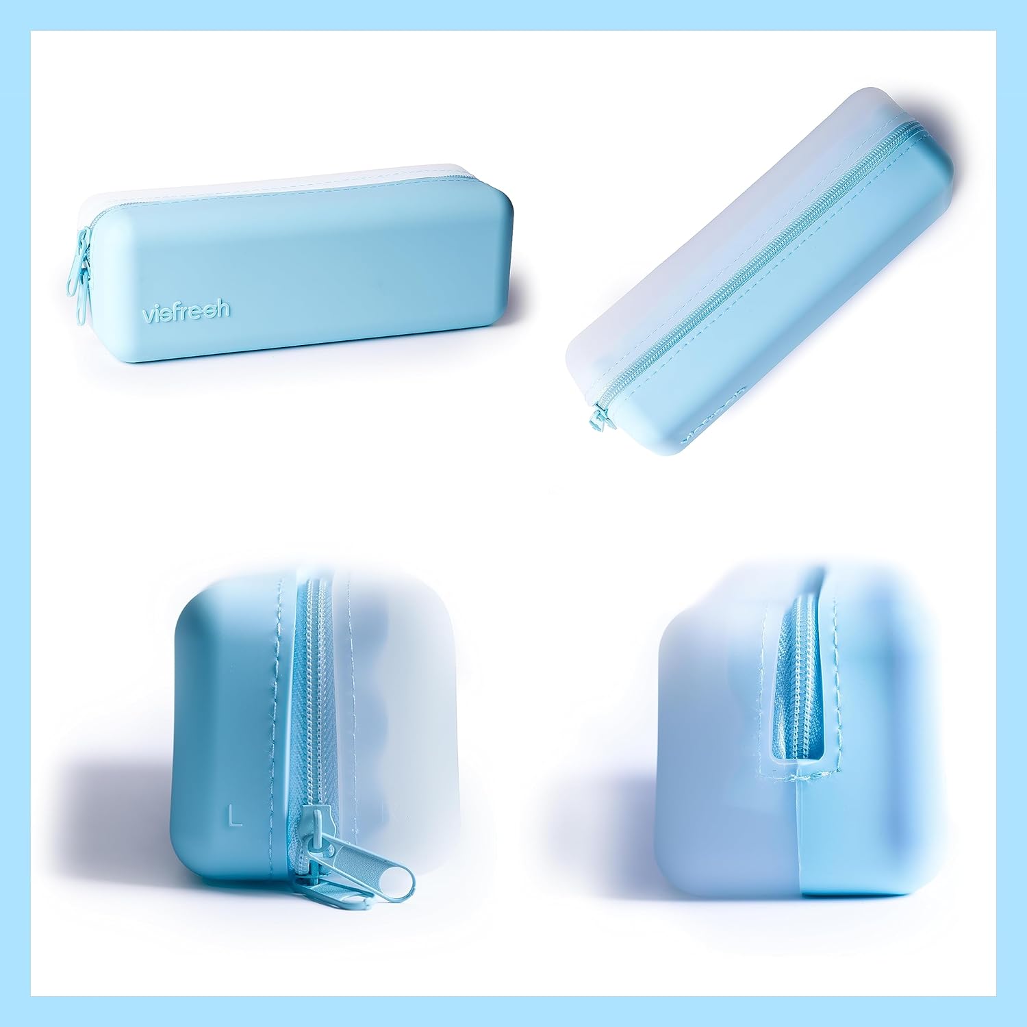 Visfresh Organizador desechable diario para lentes de contacto (blanco)
