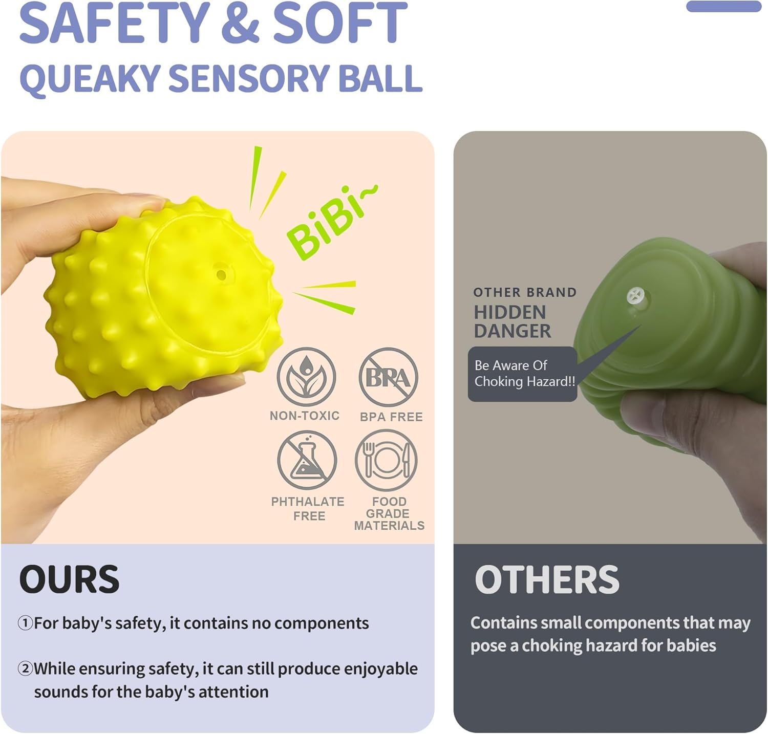 ROHSCE Pelotas sensoriales para bebé, juguetes Montessori, múltiples texturas coloridas para niños pequeños, juguetes sensoriales para bebés de 1 a