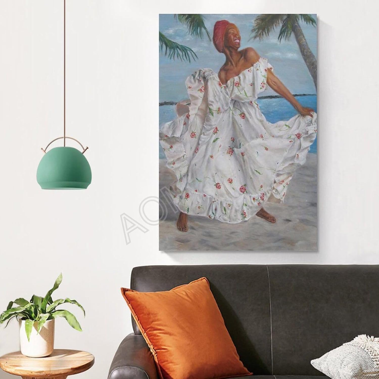 MOJDI Bonnie ODonnell’s Good Morning Happy Saturday Jamaican Dancer – Póster artístico, pintura en lienzo para dormitorio, sala de estar, decoración